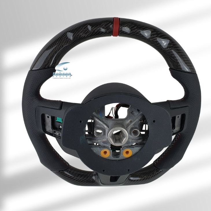 Ford Mustang Genuine Carbon Fiber Steering Wheel (core exchange required) - Image 2
