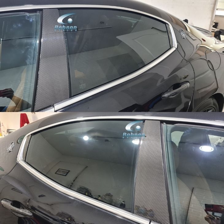 Maserati Ghibli Premium Carbon Fiber Door Pillar *2pcs*(core exchange required)
