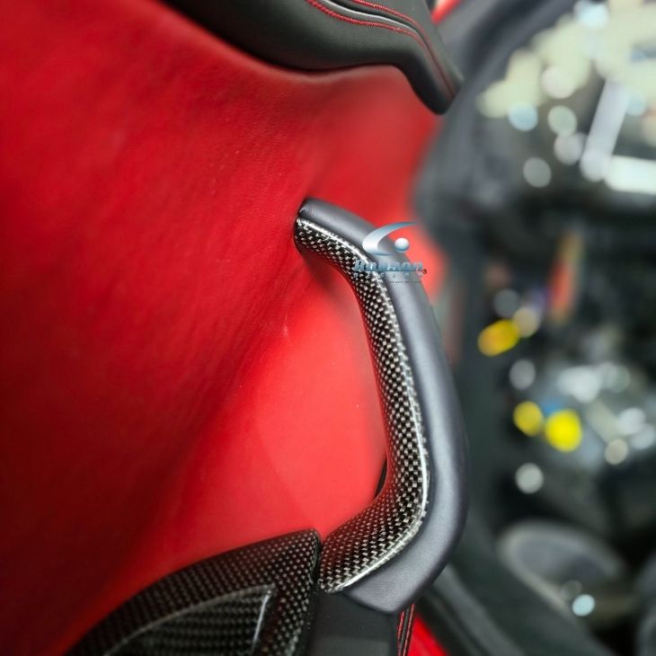 Ferrari 458 Italia Premium Plain Carbon Fiber Door Puller (inner) 2009-2015(core exchange required) - Image 3
