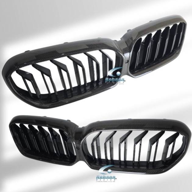 BMW 5 Series G30 Premium Carbon Fiber Front Grill (facelift) (core exchange required)