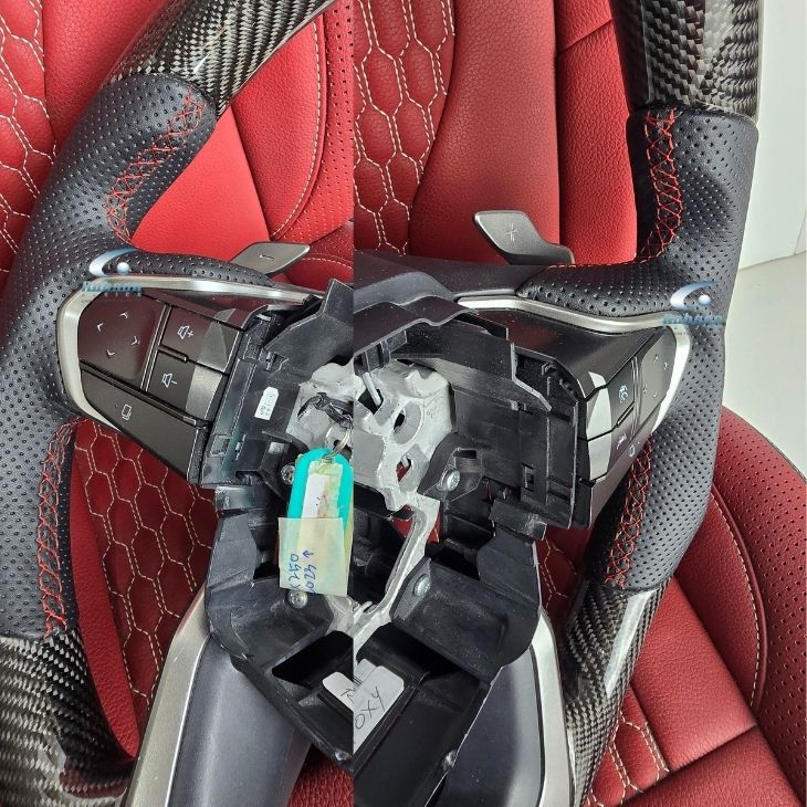 LEXUS NX250 NX350 NX350h 2023 to 2025 carbon Fiber Steering Wheel (core exchange required) - Image 3