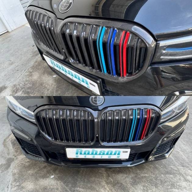 BMW 7 Series G12 Premium Carbon Fiber Front Grill (facelift) (core exchange required)