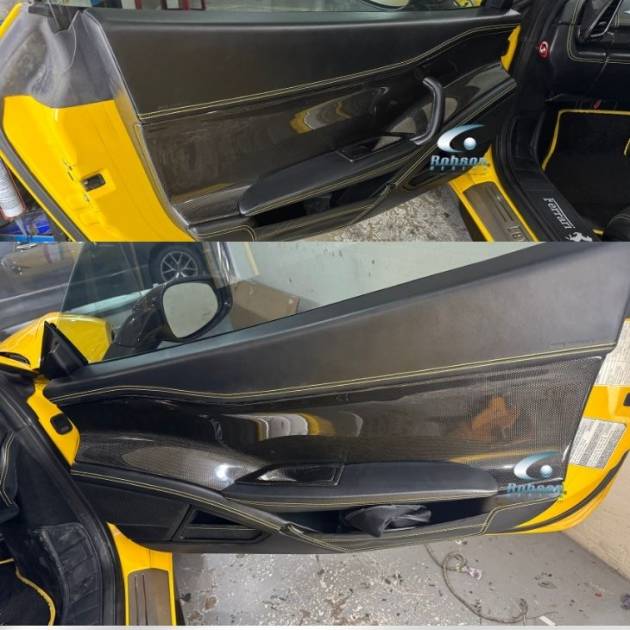 Ferrari 458 Italia Premium Carbon Fiber Door Panel Trim 2005-2019(core exchange required)