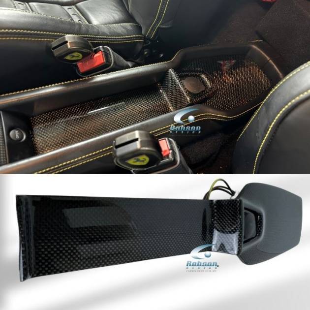 Ferrari 458 Italia Premium Carbon Fiber Storage Tray for Center Console 2005-2019(core exchange required)