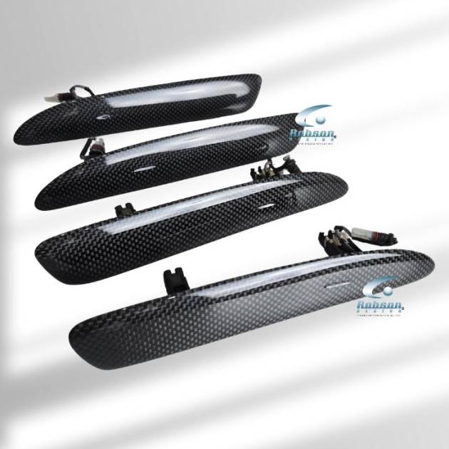 Porsche Taycan 2020-2025 Premium Plain Carbon fiber Exterior Door handles *4pcs*(core exchange required)