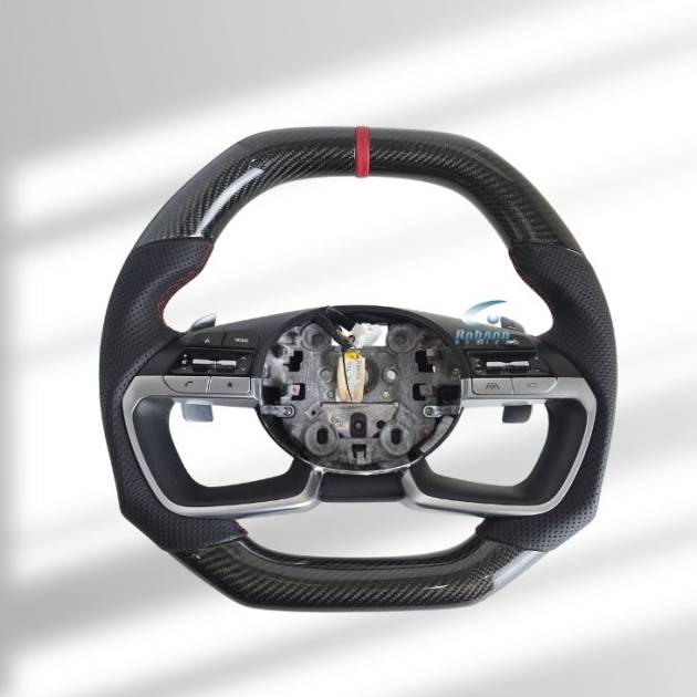 Hyundai Tucson NX4 2021-2024 Premium Carbon Fiber Steering Wheel (core exchange required)
