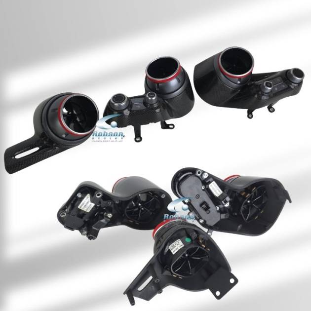 Ferrari F8 Premium Carbon Fiber Aircon Panels*3pcs*(core exchange required)