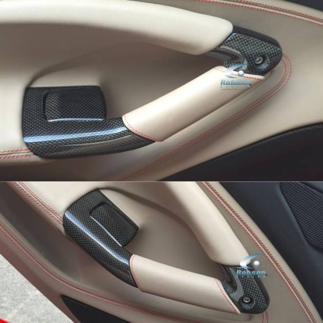 Ferrari F8 Premium Carbon Fiber Door Puller *4pcs*(core exchange required)
