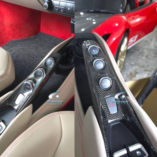 Ferrari F8 Premium Carbon Fiber Center Tunnel(core exchange required)