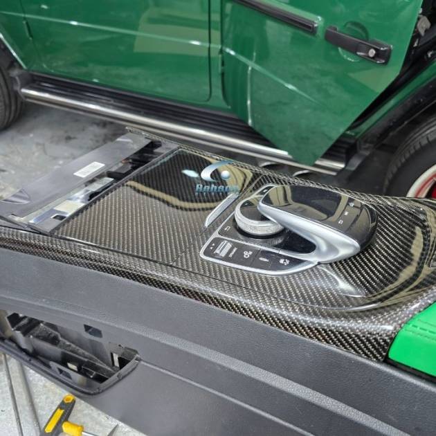 Mercedes Benz G63 G Wagen Genuine Carbon Fiber Center Console Panel Trim *4pcs* 2018-2025(core exchange required)