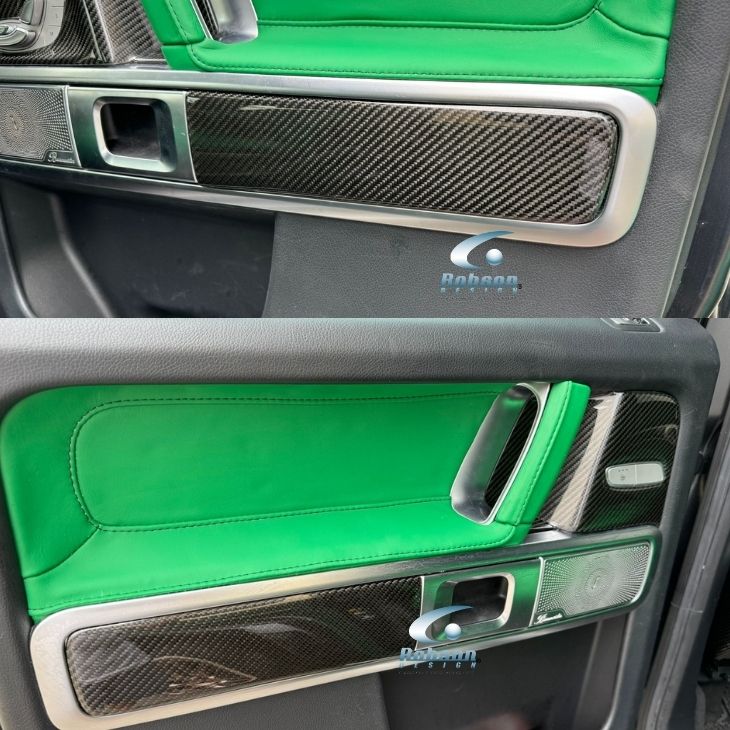 Mercedes Benz G63 G Wagen Genuine carbon Fiber Door Panel Trim 2018-2025(core exchange required)