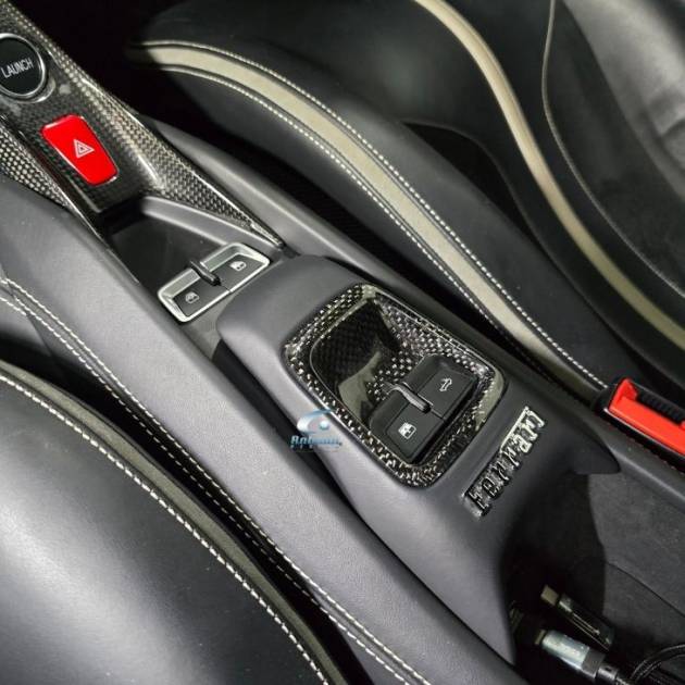 Ferrari F8 Premium Carbon Fiber Convertible Roof Open Button Panel (core exchange required)