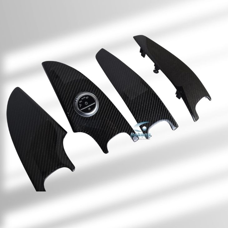 Mercedes Benz S Class S500 W223 2020-2026 Premium Carbon Fiber Door Puller Panels*4pcs* (core exchange required)