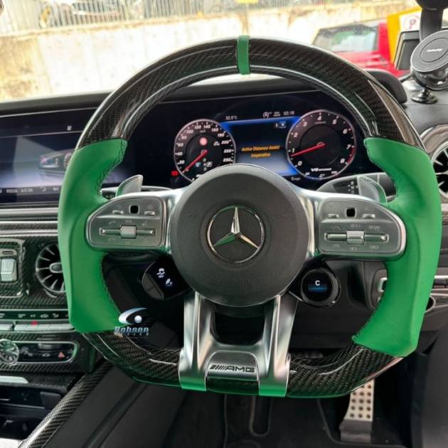 Mercedes Benz G63 G Wagen Genuine Carbon Fiber Steering Wheel 2018-2025(core exchange required)