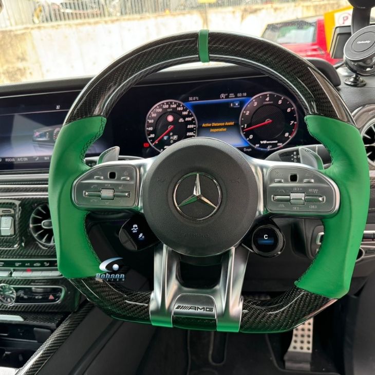 Mercedes Benz G63 G Wagen Genuine Carbon Fiber Steering Wheel 2018-2025(core exchange required)