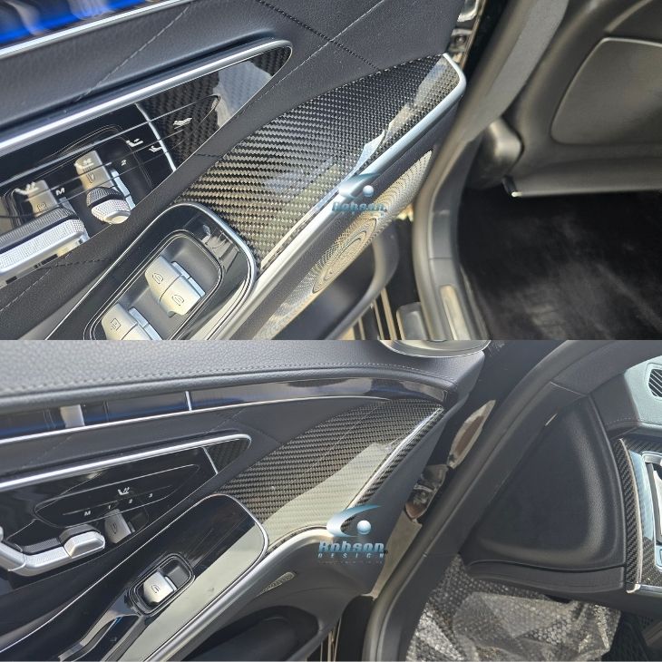 Mercedes Benz S Class S500 W223 2020-2026 Premium Carbon Fiber Interior Panels*8pcs* (core exchange required) - Image 4