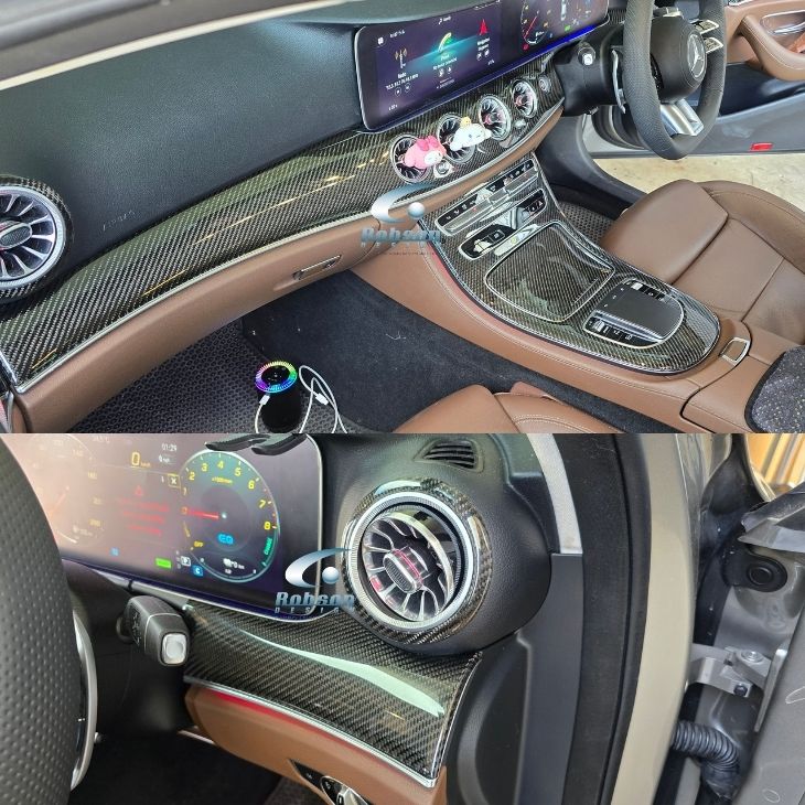 Mercedes Benz S Class S500 W223 2020-2026 Premium Carbon Fiber Interior Panels*8pcs* (core exchange required) - Image 6