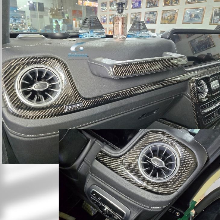 Mercedes Benz G63 G Wagen Genuine Carbon Fiber Dash Panel Trim *3pcs* 2018-2025(core exchange required) - Image 2