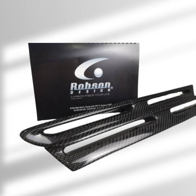 Nissan GTR R35 2009-2015 Carbon Fiber side fender fins -air intake (core exchange-required)