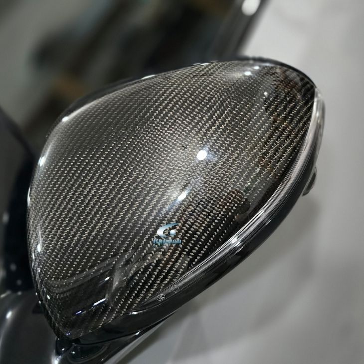 Mercedes Benz E class W214, GLC X254, CLE C236, C class W206 S class W223 (23-26)Premium Carbon Fiber Side Mirror Cover *2 pcs* (core exchange required) - Image 3