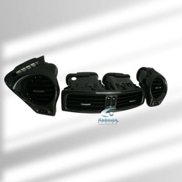 Lexus IS250 IS350 2006-2008 Premium Carbon Fiber Aircond Panels *3pcs* (core exchange required)