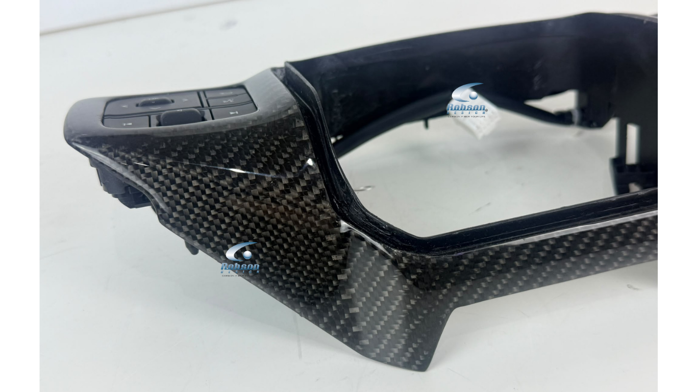 Toyota Rava Carbon Fiber Steering Wheel Switch Panel 1pc (core exchange required) - Image 2