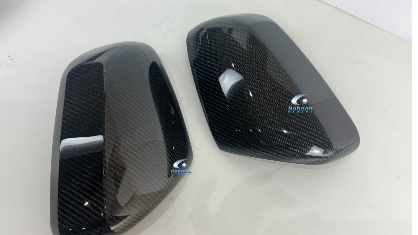 Toyota Rava Carbon Fiber Side Mirror Cover 2pcs (core exchange required) - Image 2