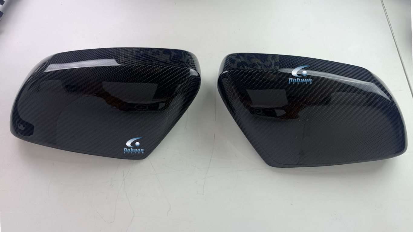 Toyota Rava Carbon Fiber Side Mirror Cover 2pcs (core exchange required)